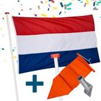 compleet houder vlag wimpel -nieuw- en vlaggenstok, Ophalen, Nieuw