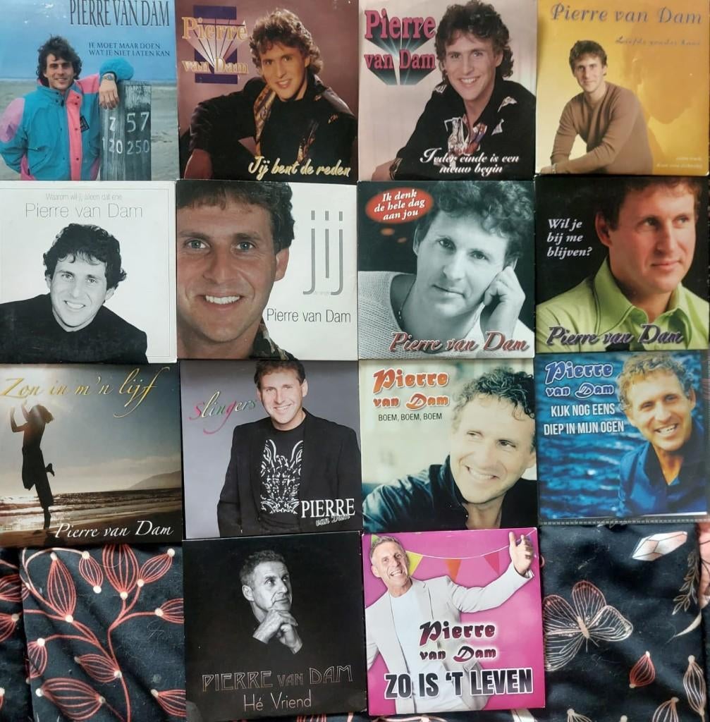 LOT 14 CD-SINGLES VAN PIERRE VAN DAM, Cd's en Dvd's, 6 singles of meer, Ophalen of Verzenden, Zo goed als nieuw, Nederlandstalig