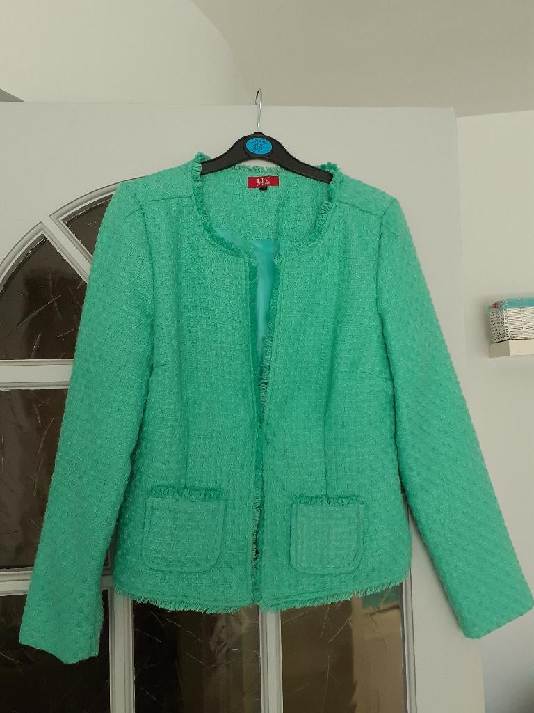 Groen Jasje Maat 38, Ophalen of Verzenden, Gedragen, Maat 38/40 (M), Groen
