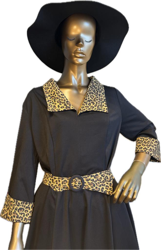 Banned retro Pin-Up Vintage 50s Topvintage swingdress XL, Zwart, Maat 42/44 (L), Nieuw, Ophalen of Verzenden