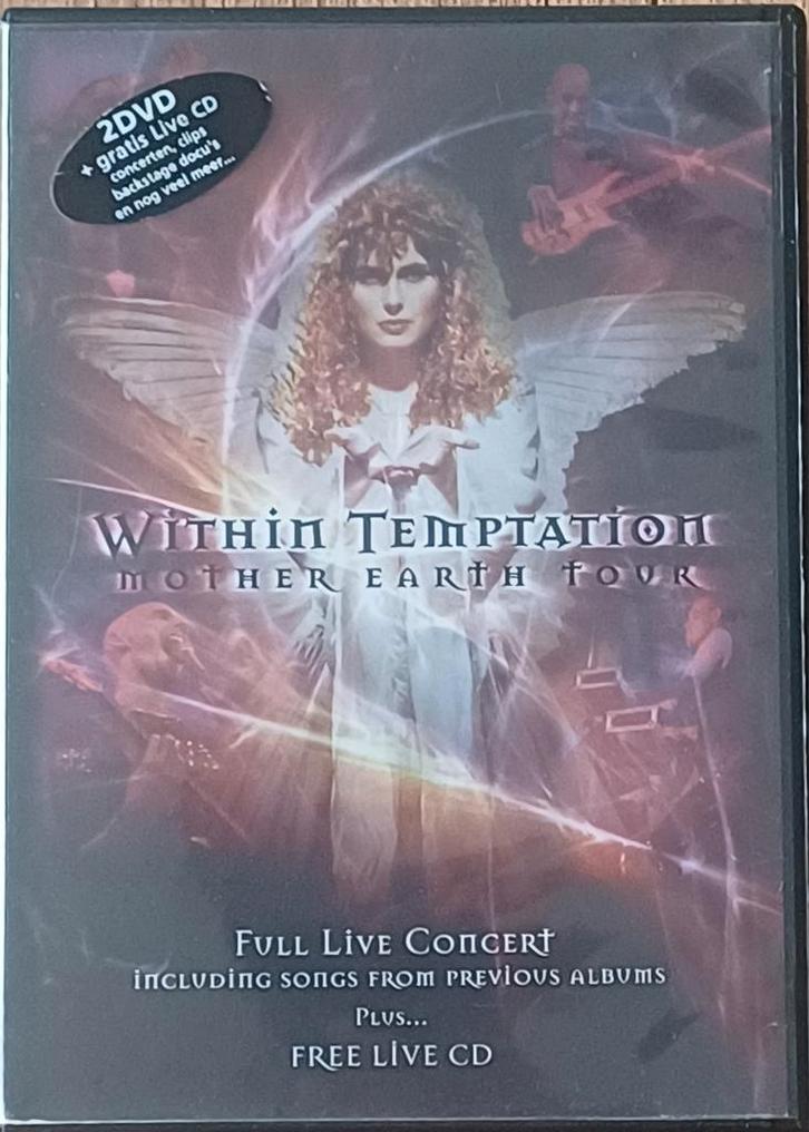 Within Temptation - Mother Earth tour - 2dvd + cd, Cd's en Dvd's, Dvd's | Muziek en Concerten, Zo goed als nieuw, Muziek en Concerten