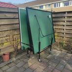 Gebruikte inklapbare tafeltennistafel op wielen, Sport en Fitness, Tafeltennis, Ophalen of Verzenden, Gebruikt, Tafel Outdoor