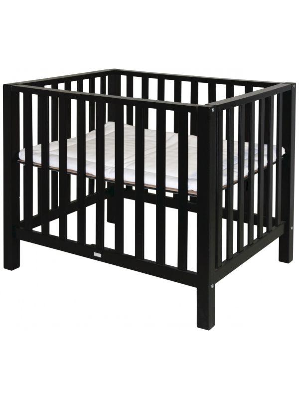 TWF Box Timo - Zwart, Verstelbare Bodem, Kinderen en Baby's, Boxen, Ophalen, Gebruikt, Rechthoekig, In hoogte verstelbaar