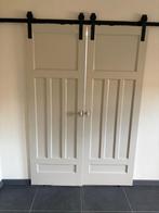 Set van 2 schuifdeuren met railsysteem, Ophalen, Gebruikt, 120 cm of meer, Binnendeur