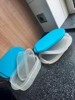 Tupperware Vleeswaren/Kaasdozen met Rooster en Deksel, Ophalen of Verzenden, Gebruikt, Overige typen