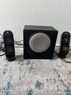 Logitech X-230 speakerset met subwoofer, Overige merken, Gebruikt, Ophalen of Verzenden, Complete surroundset