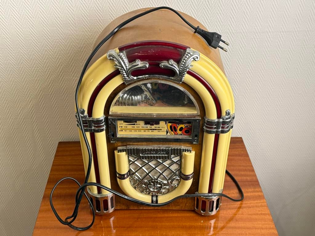 Vintage Jukebox Radio - Decoratief met Radiofunctie, Verzamelen, Automaten | Jukeboxen, Ophalen, Gebruikt, 1970 tot heden, Overige merken