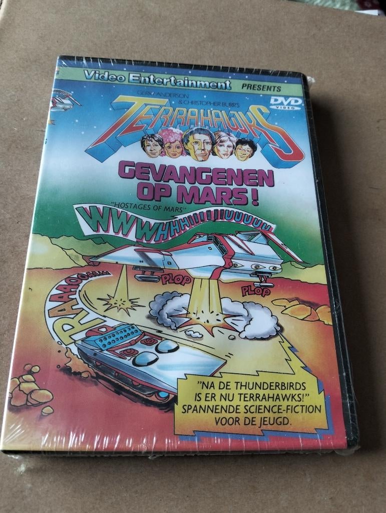 SEALED dvd Terrahawks Gevangenen op Mars ! NLO, Tekenfilm, Ophalen of Verzenden, Nieuw in verpakking, Alle leeftijden