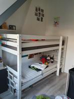 Stevig wit stapelbed, Huis en Inrichting, Slaapkamer | Stapelbedden en Hoogslapers, Ophalen, Gebruikt, 90 cm, 160 tot 180 cm