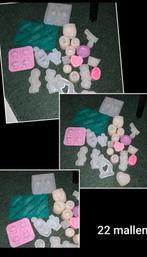 22 siliconen mallen kaarsen maken, Hobby en Vrije tijd, Knutselen, Ophalen of Verzenden, Materiaal