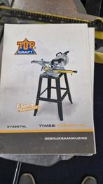 Afkortzaagtafel., Ophalen, Gebruikt