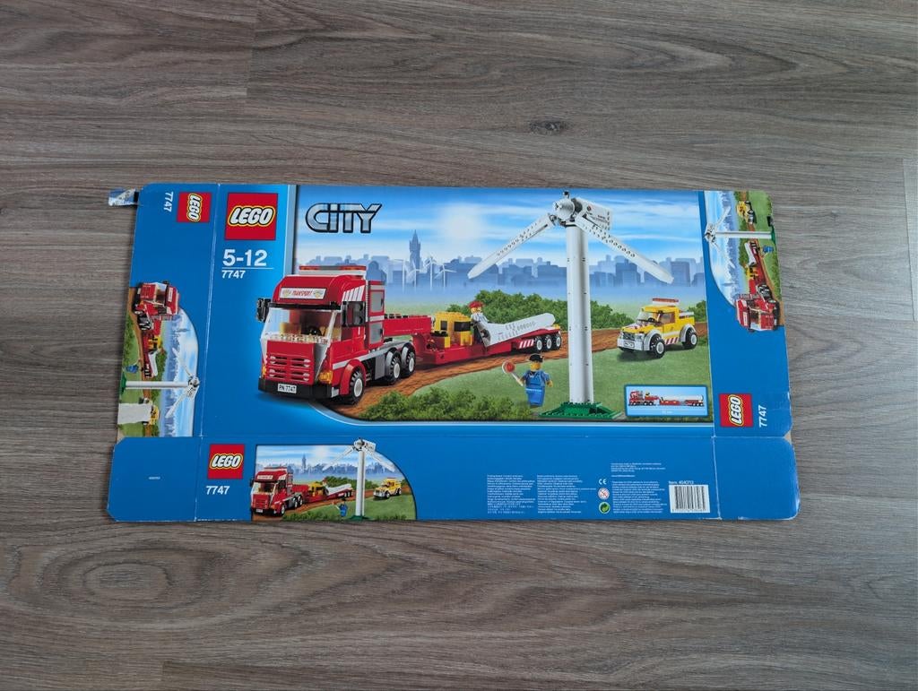 Lege doos van Lego set 7747, Gebruikt, Lego, Overige typen, Ophalen of Verzenden