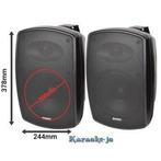 DAP EVO 8 - passieve 8-inch buiten speakers Zwart, Overige merken, ., Overige typen, Nieuw