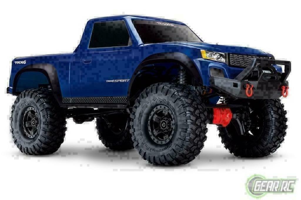 Traxxas TRX4 sport blauw TRX82024-4, Hobby en Vrije tijd, Modelbouw | Radiografisch | Auto's, Ophalen of Verzenden, Nieuw, Elektro