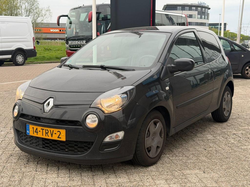 Renault Twingo 1.5 dCi 86PK Cruise Airco Phase 2 Zwart, Auto's, Euro 5, Gebruikt, 4 cilinders, Startonderbreker