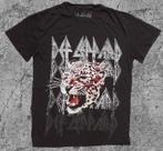 Vintage Def Leppard T‑Shirt – Leopard Head Graphic – S T-153, Vintage, Verzenden, Vintage, Gedragen