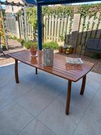Tuintafel, Tuin en Terras, Tuintafels, Ophalen, Gebruikt, Rechthoekig, Teakhout