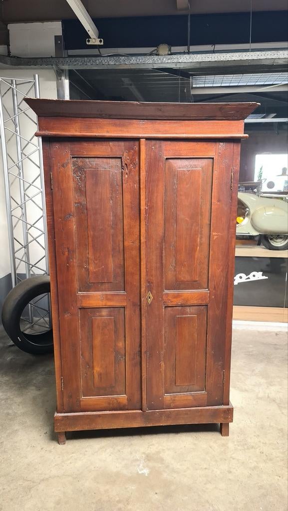 Indonesische teak houten kast, Ophalen, Gebruikt, 25 tot 50 cm