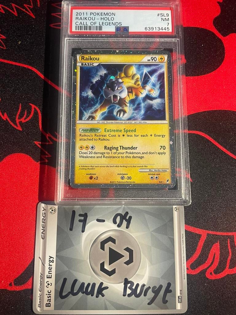 Raikou Call of Legends Psa 7, Ophalen of Verzenden, Zo goed als nieuw