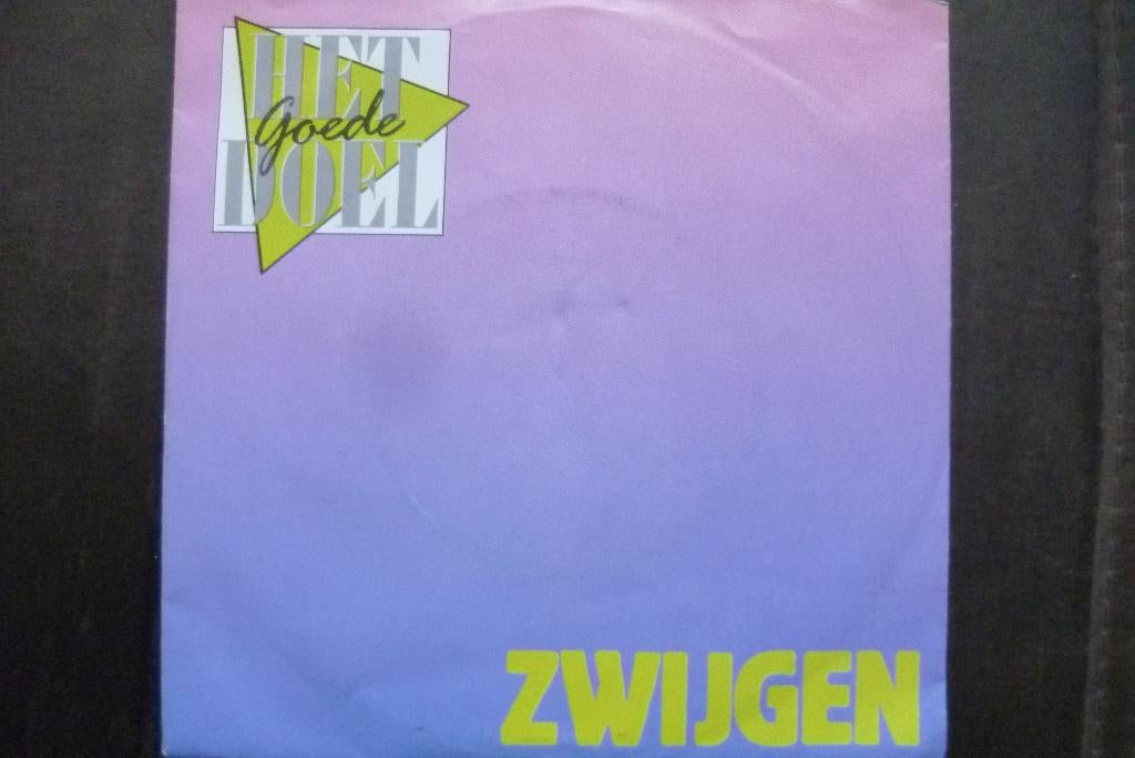 het goede doel - zwijgen, Cd's en Dvd's, Vinyl Singles, 7 inch, Single, Ophalen of Verzenden, Zo goed als nieuw