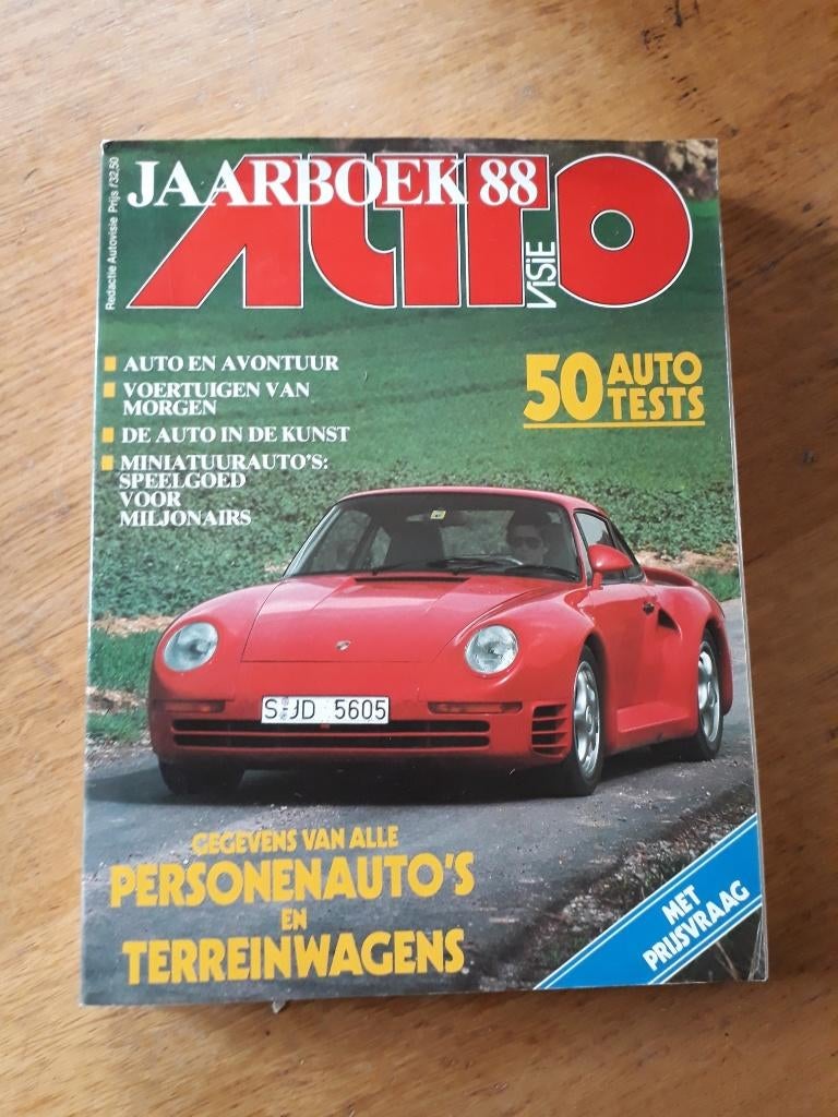 Autovisie Jaarboek 1988, Ophalen of Verzenden, Gelezen, Algemeen
