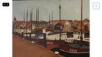 HAVEN URK, Ophalen, Nieuw, Schilderij, 50 tot 75 cm