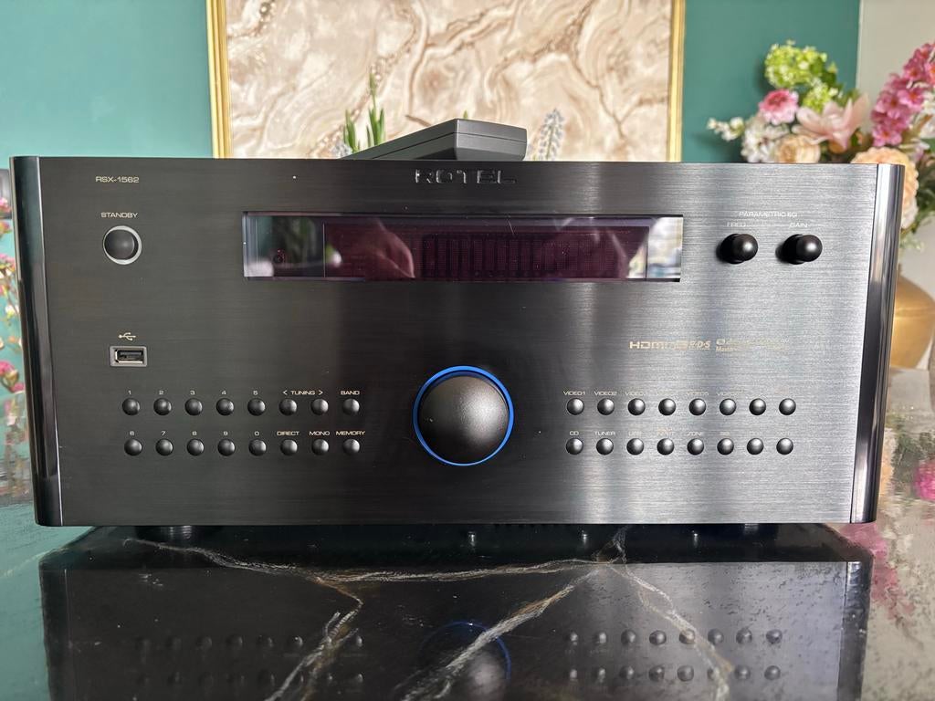 Rotel RXV-1562 receiver, Audio, Tv en Foto, Versterkers en Receivers, 120 watt of meer, Ophalen, Overige merken, Gebruikt