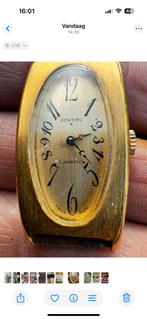 Pontiac simpatica dames horloge goud verguld, Ophalen of Verzenden