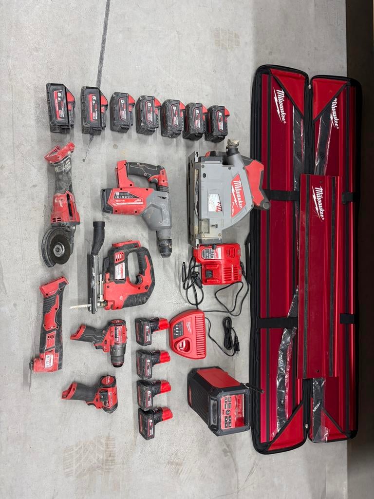 Milwaukee gereedschap, Doe-het-zelf en Verbouw, Gereedschap | Handgereedschap, Ophalen, Zo goed als nieuw