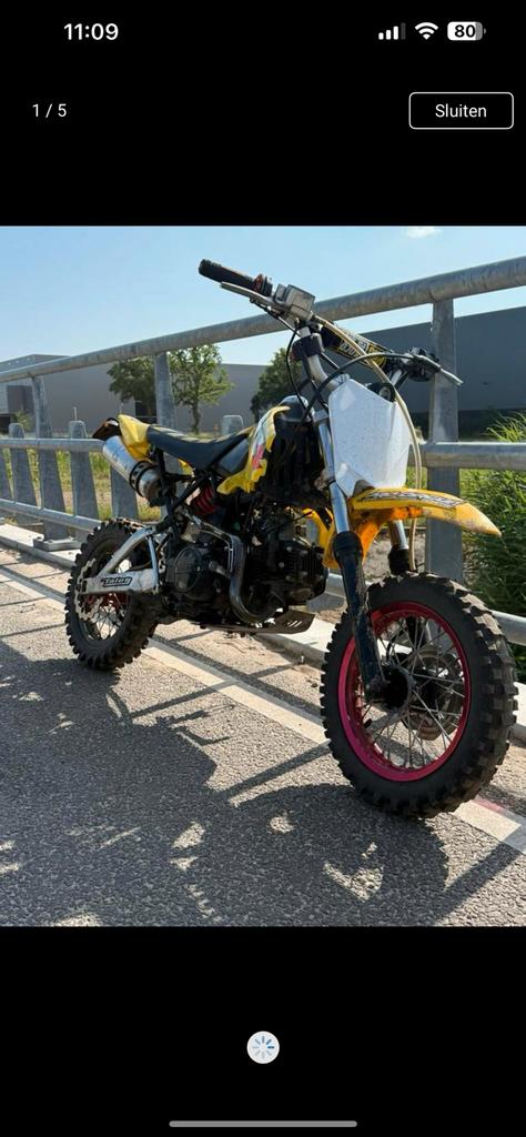 Masai 50 op kenteken te koop 125cc 4t, Ophalen, Zo goed als nieuw, 4 versnellingen, Suzuki