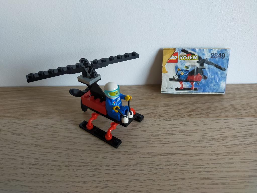 Lego Town Helicopter - Set 2849, Kinderen en Baby's, Speelgoed | Duplo en Lego, Ophalen of Verzenden, Gebruikt, Complete set, Lego