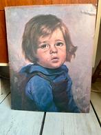 Vintage Prent Huilend Zigeunerjongetje - 39 x 49 cm, Ophalen of Verzenden