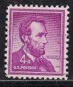 3999 – USA michel 657A gestempeld , Abraham Lincoln, Verzenden, Gestempeld, Noord-Amerika