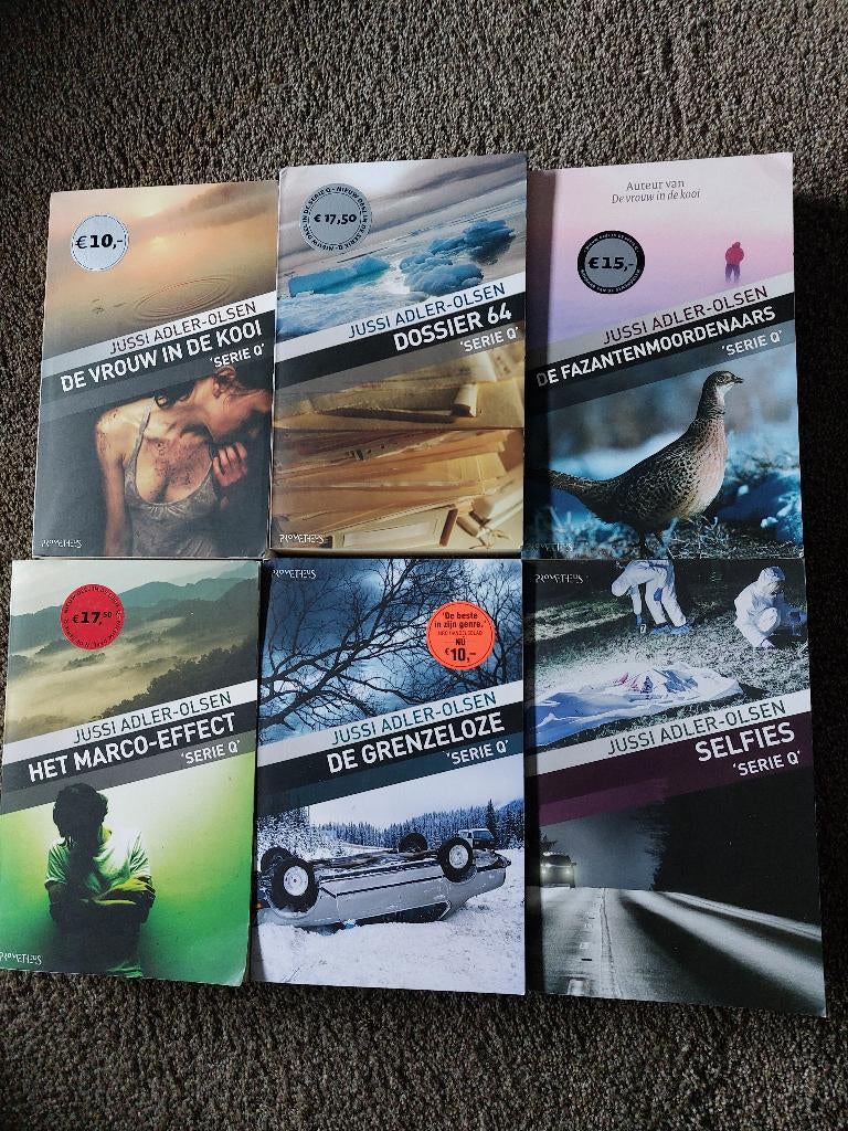 Jussi Adler-Olsen boeken Serie Q, Ophalen of Verzenden, Zo goed als nieuw
