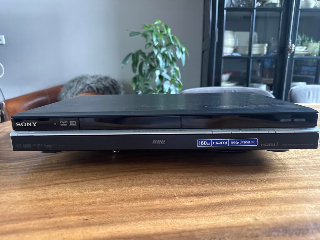 Sony RDR-HX780 DVD-recorder met 160GB HDD, Gebruikt, Met harddisk, Dvd-recorder, Ophalen of Verzenden