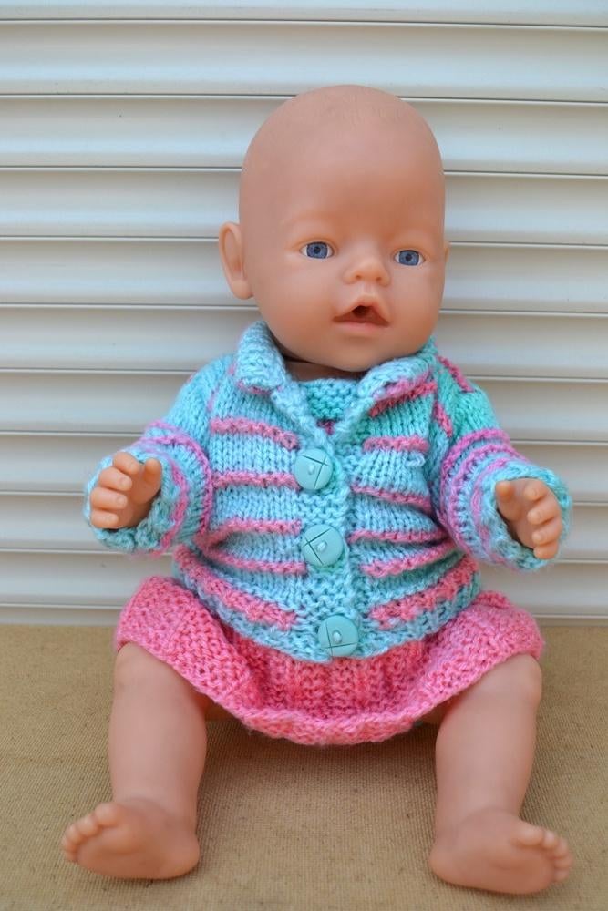 Mooie Zapf baby born pop NR 8607, Verzamelen, Poppen, Ophalen of Verzenden, Zo goed als nieuw, Babypop