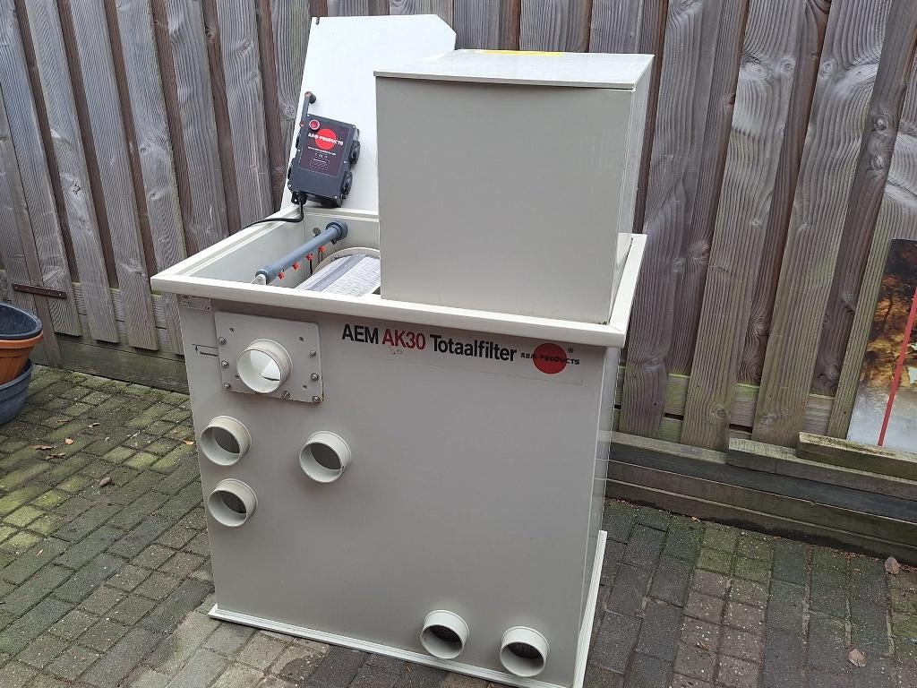 trommelfitler met trickle filter en bezinkbak alles € 2250,-, Tuin en Terras, Vijver-toebehoren, Ophalen, Gebruikt, Vijverfilter