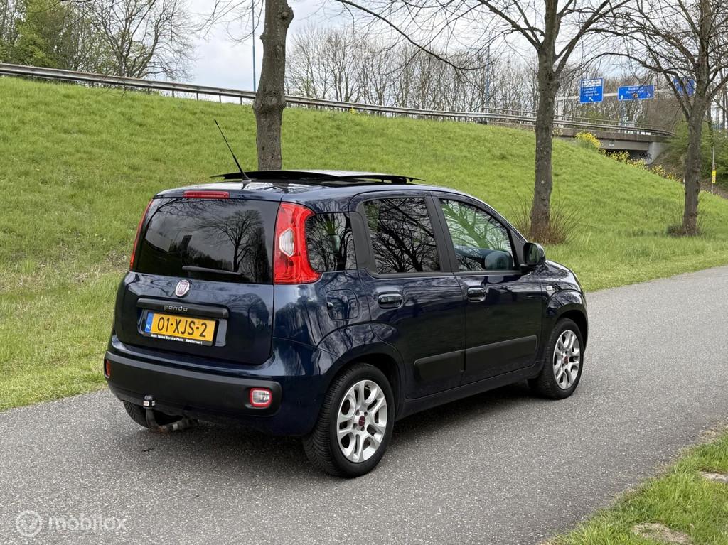 Fiat Panda 0.9 TwinAir Lounge*PANORAMADAK*NAVIGATIE*AIRCO, Auto's, Fiat, Voorwielaandrijving, Zwart, Panda, Origineel Nederlands