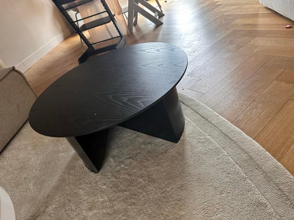 Fest Plateau salontafel zwart, Huis en Inrichting, Tafels | Salontafels, Ophalen, Overige materialen, Gebruikt, Rond
