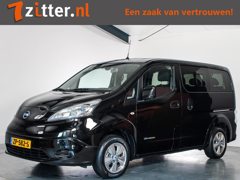 Nissan e-NV200 Evalia 40 kWh Connect Edition 7-Persoons, Stof, 7 stoelen, Zwart, Origineel Nederlands