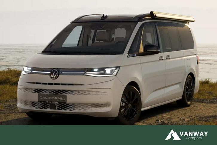 Volkswagen California Ocean T7 245PK Automaat PHEV 4x4 Apple, Caravans en Kamperen, Campers, Bedrijf, tot en met 4, Buscamper of Camperbus