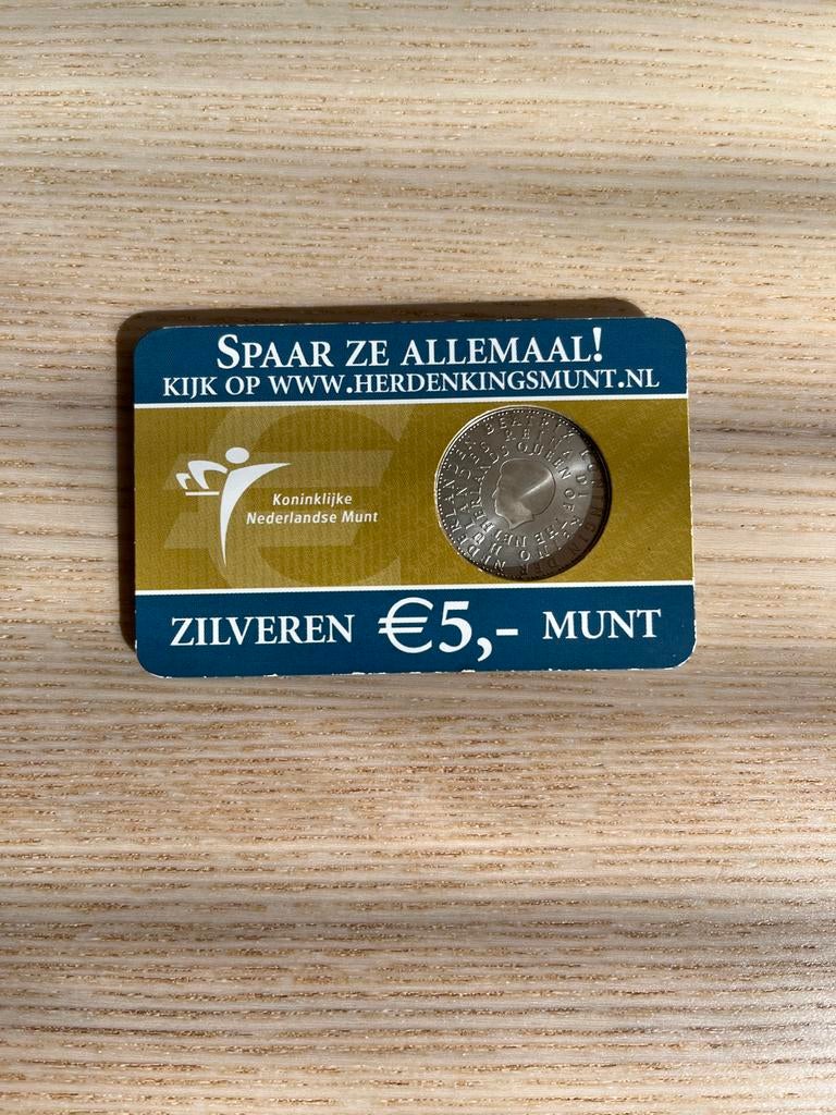 Zilveren Koninkrijksmunt 5 Euro 2004 - Beatrix, Ophalen, Koningin Beatrix, Zilver, Euro's