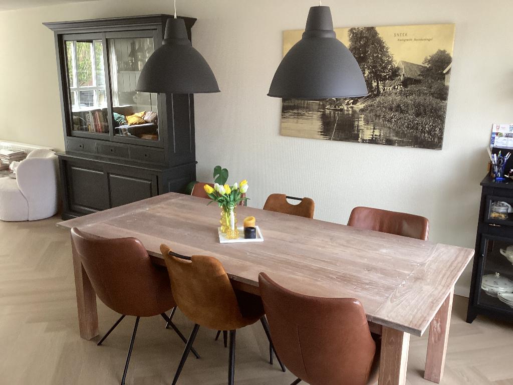 Teakhouten eettafel, Ophalen, Gebruikt, Teakhout, 200 cm of meer