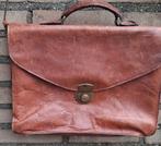 Aktetas/schoudertas heren. GEMINI. Ca'60. 38/29 cm., Gebruikt, Bruin, Leer, Ophalen