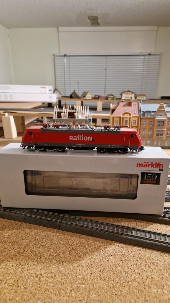 Märklin 39896 Railion locomotief, Hobby en Vrije tijd, Modeltreinen | H0, Wisselstroom, Locomotief, Ophalen of Verzenden, Zo goed als nieuw