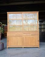 Schoolkast Teak | Greeploze Winkelkast | Buffetkast #8028, Niet ingevuld, Gebruikt, Met deur(en), 200 cm of meer
