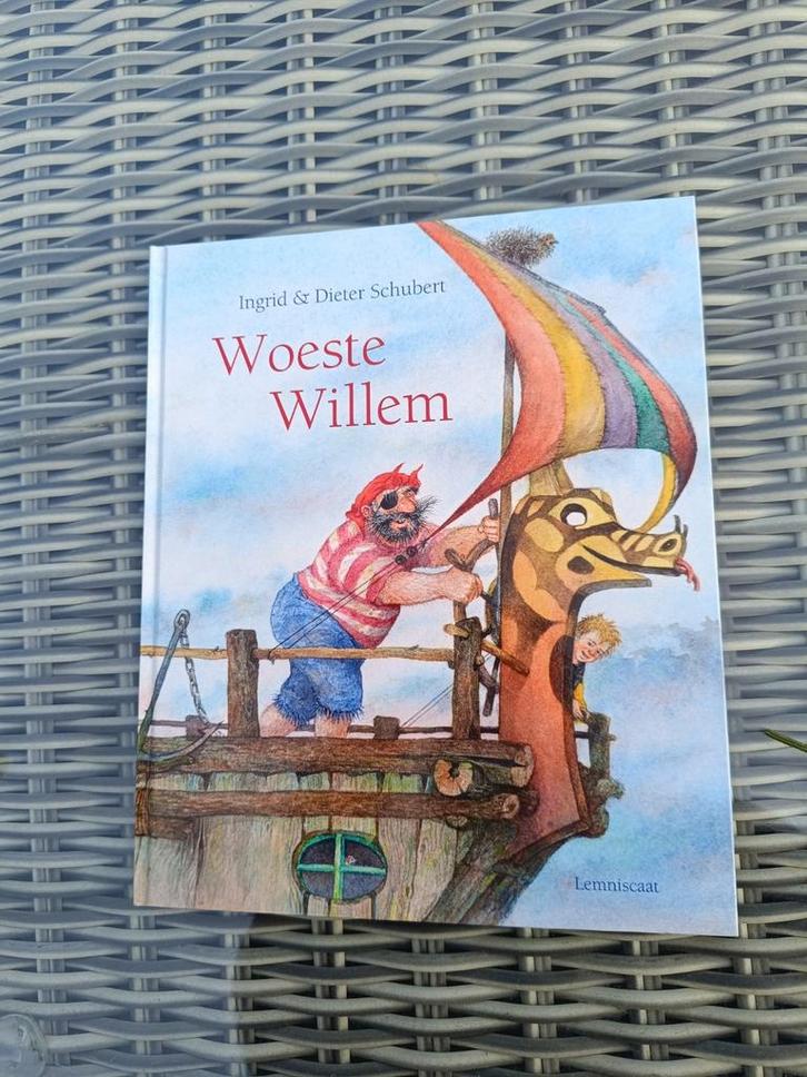 Woeste Willem - Ingrid & Dieter Schubert (Kinderboek), Boeken, Kinderboeken | Jeugd | onder 10 jaar, Zo goed als nieuw, Fictie algemeen
