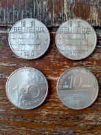 5 zilveren 10 gulden munten, Ophalen of Verzenden, Koningin Beatrix, 10 gulden, Zilver