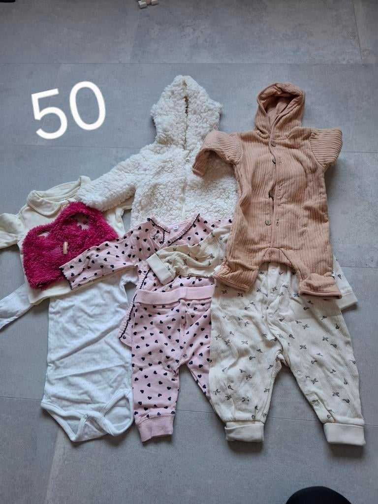 Meisjes kleding maat 50, Kinderen en Baby's, Babykleding | Maat 50, Ophalen of Verzenden, Zo goed als nieuw, Meisje