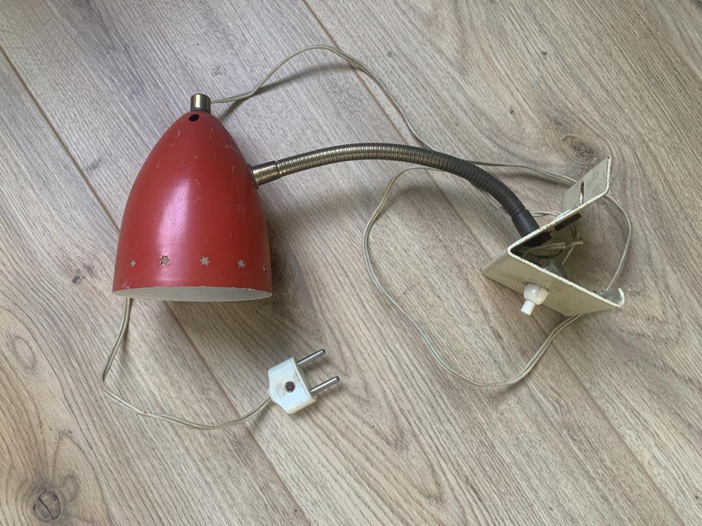 Vintage lampje Hala Zeist, Ophalen, Gebruikt, Metaal